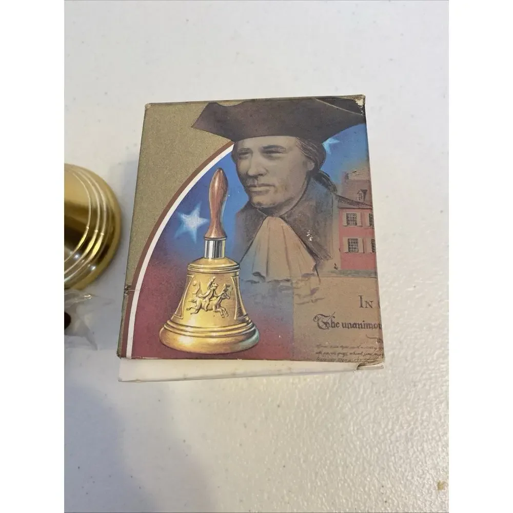 Vintage 1979 Avon Collection Paul Revere Bell Decanter Clint After Shave